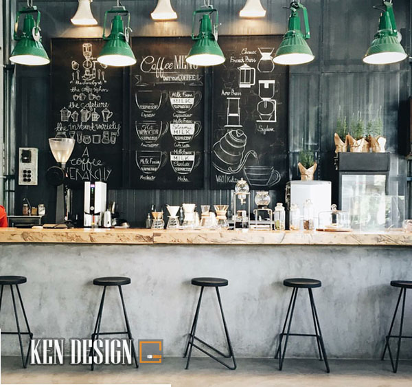 thiết kế quán cafe đẹp